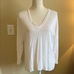 J.Crew White Knit Sweater